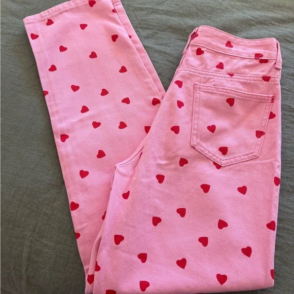 SHEIN Pink Heart High Rise Jeans - Picture 7 of 13